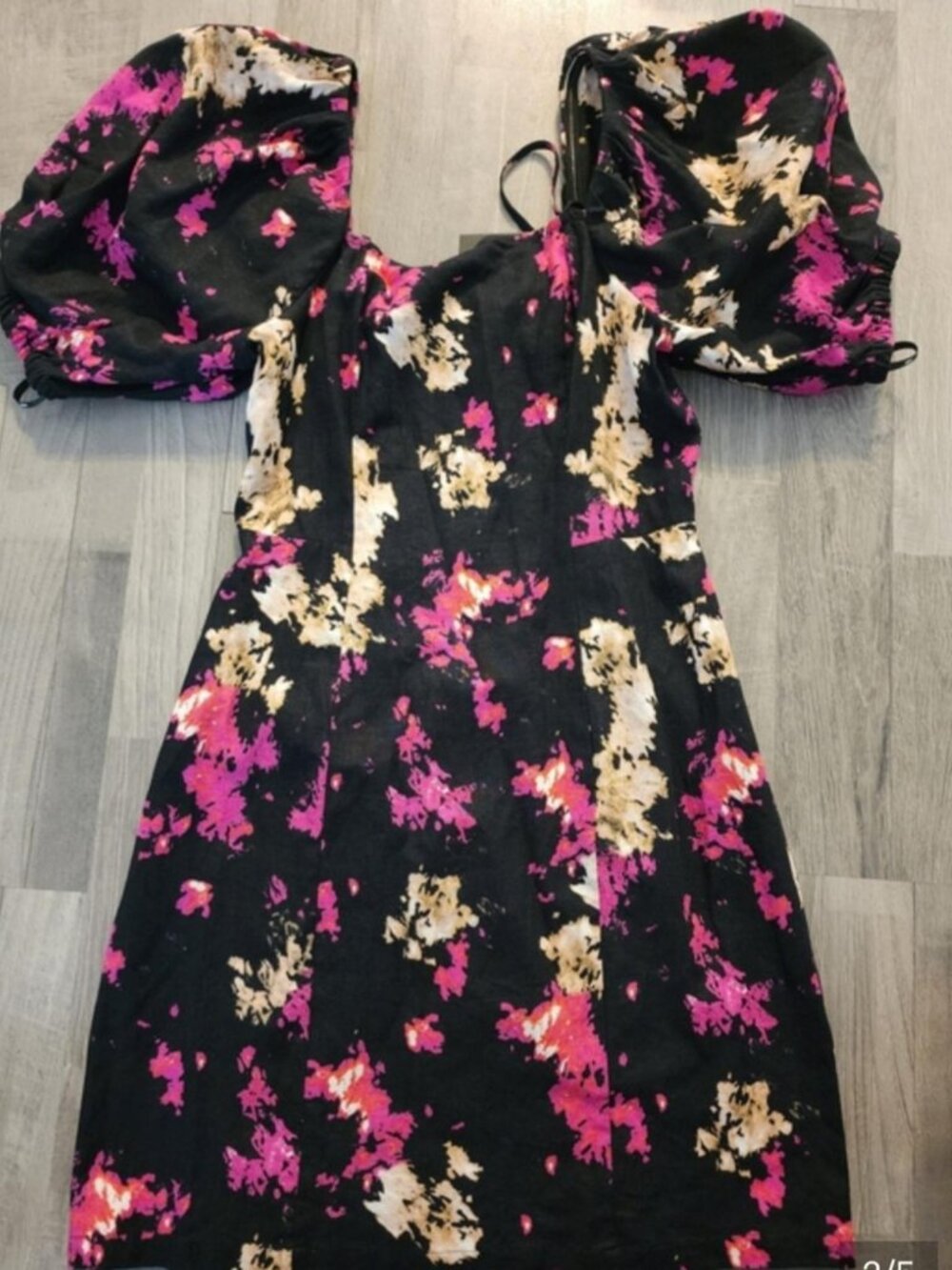 Sleeve Floral Dress